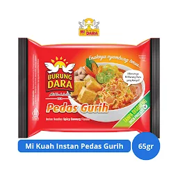 Burung Dara Mi Kuah Instan Pedas Gurih 65gr