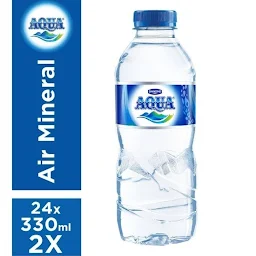 Aqua Mineral Water 330ml X 24 Btl