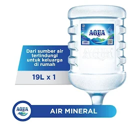 Aqua Galon 19 L (air + galon)