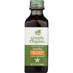 Simply Organic, Vanila Madagaskar Murni, Perisa Non-Alkohol, 59 ml (2 ons cairan)