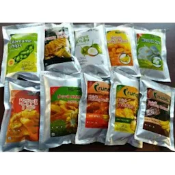 Keripik Buah nangka Kemasan Ekonomis 65r Keripik Nangka Apel Salak Mangga nanas Panji food Cemilan Keripik buah pandaan