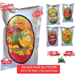 Kripik Buah Nangka/Apel/Salak/Nanas/Mangga