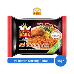 Burung Dara Instan Mi Goreng Pedas 65gr