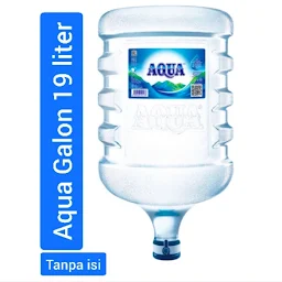 Aqua, GALON KOSONG NYA SAJA, yang isi 19 L, ORIGINAL, MURAH