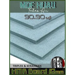 HMR | MDF HIJAU 12mm 90 x (90 s/d 220 cm) || HMR Board 12 mm