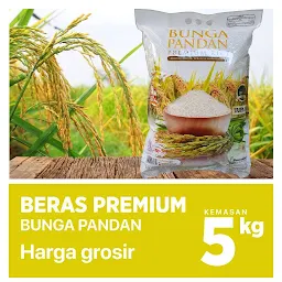 Beras Bunga Pandan Premium 5kg/Beras Murah
