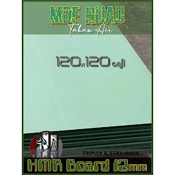 HMR | MDF HIJAU 12mm 120 x (120 s/d 200 cm) || HMR Board 12 mm