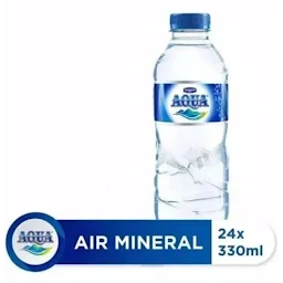 Aqua Air Mineral 330Ml Isi 24 Botol / Aqua