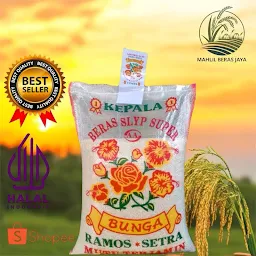 Beras medium cap bungga kembang 5kg 10kg 20kg 25kg pulen sedang termurah