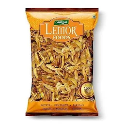 LEMOR Keripik Nangka Goreng Keripik Nangka (Fanas) (400 g, 2 Bungkus 200 gram) | Namkeen Snacks untuk pecinta kuliner India (Keripik Goreng Nangka)