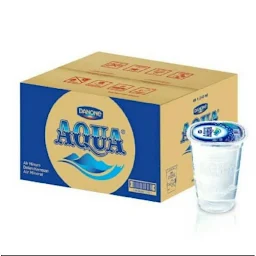Aqua air mineral Gelas 1 dus