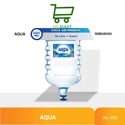 AQUA Air Mineral 19 Liter X 1 (Air + Galon)