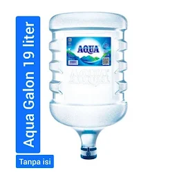 GALON AQUA BEKAS 19LT KONDISI BAGUS BERSIH SIAP PAKAI DENGAN TUTUP NYA ASLI ORIGINAL