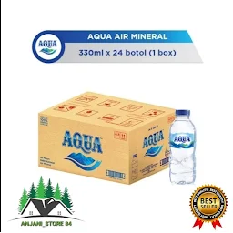 Aqua Air Mineral 330Ml X 24 Botol (1 Box)