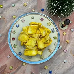 Keripik Nangka Grade B Keripik Buah Camilan Makanan Ringan Sehat