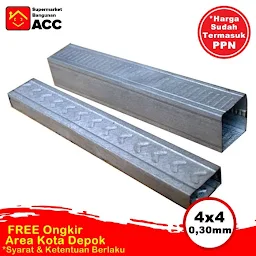 Besi Hollow | Holo Galvanis 4x4 0,3mm