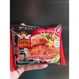 Burung Dara Mi Goreng Pedas Kemasan 65 Gram