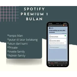 Spotify premium 1,2,3 bulan