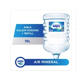 aqua (galon + isi) 19l