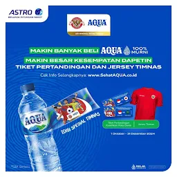 REFILL AQUA Mineral Water Galon 19liter