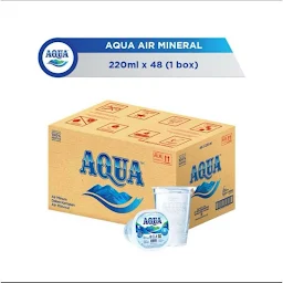 AQUA Gelas 1 DUS isi 48 pcs x 220 ml