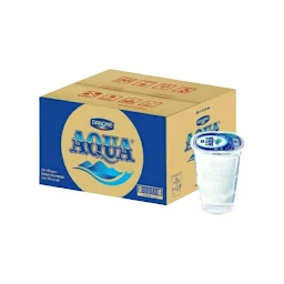 AQUA Air Mineral Gelas 220 Ml 1 Dus Isi 48