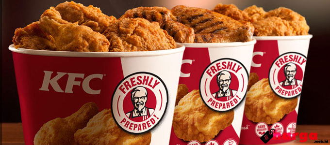 Harga Lengkap Menu Ayam Goreng Kentucky Fried Chicken (KFC 