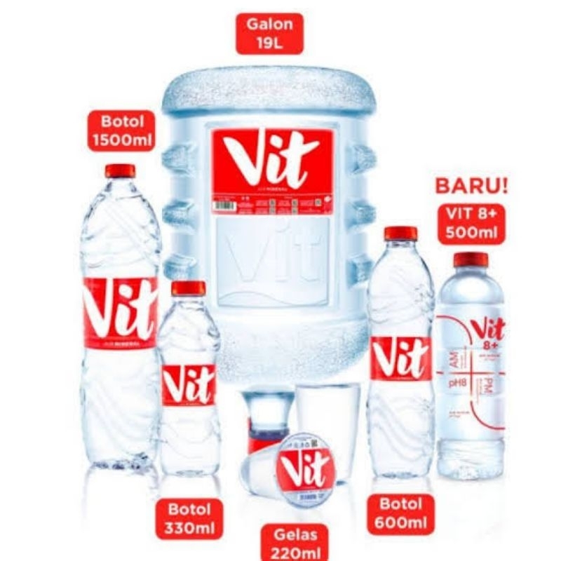 Main Image Info Terkini Harga Air Kemasan Vit (Gelas, Botol, Galon) Juni 2025