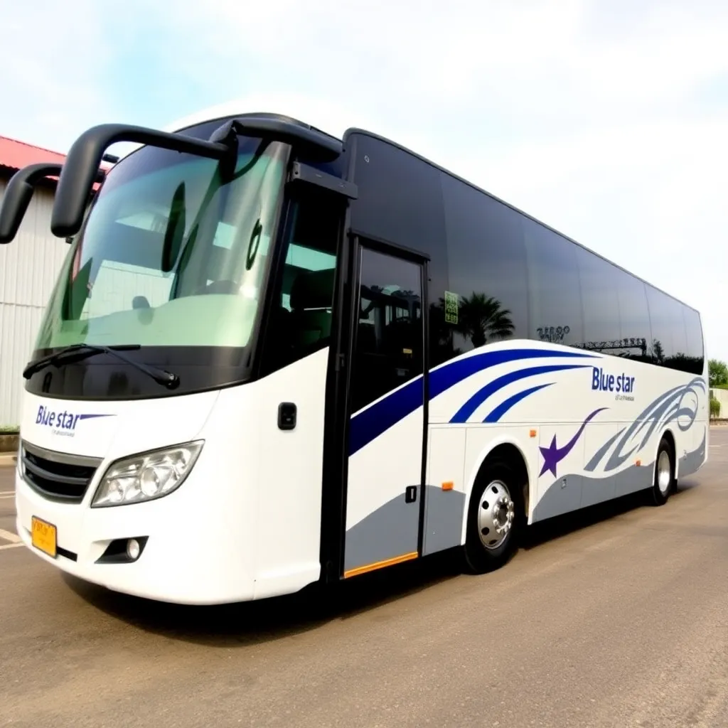 Main Image Harga Sewa Bus Pariwisata Blue Star (Mini Bus, Medium Bus, Big Bus)